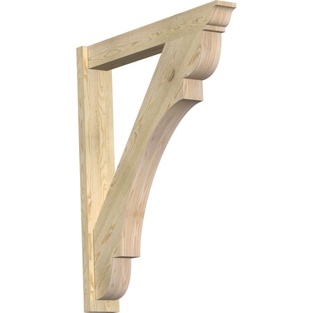 Ekena Millwork Olympic Traditional Rough Sawn Outlooker, Douglas Fir, 6"W x 38"D x 46"H OUT06X38X46OLY01RDF